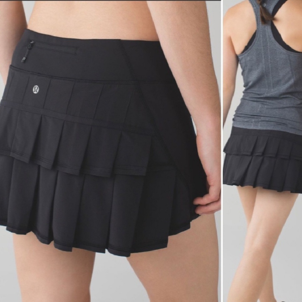 Tennis skirt with shorts liner